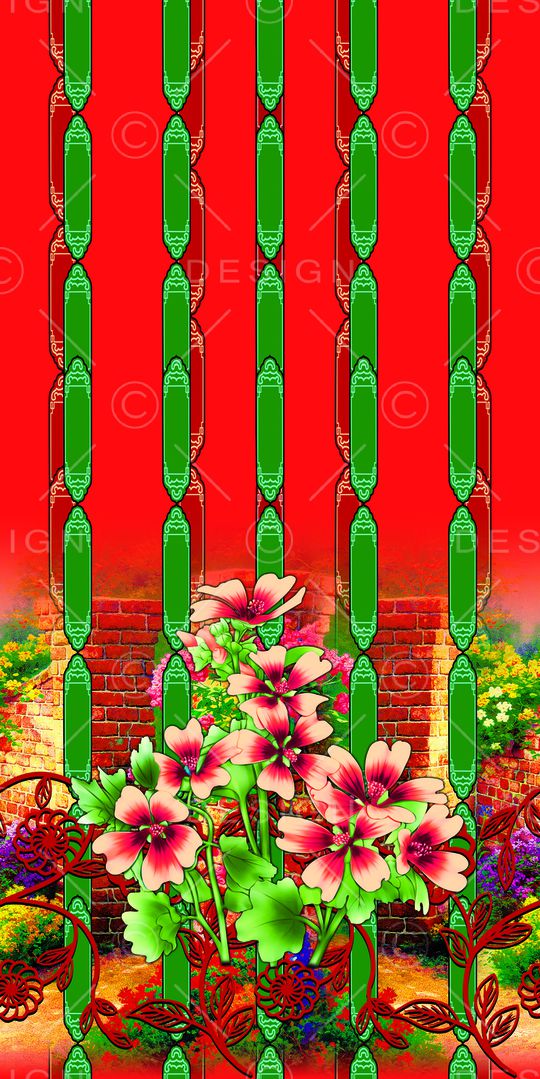 定位花印花华亿平台图片