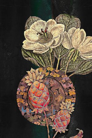 真丝印花华亿平台图片