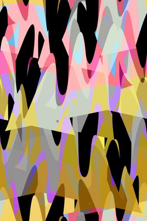 抽象男装印花华亿平台图片