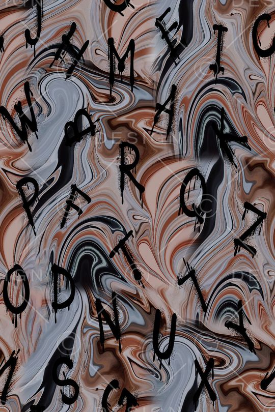 字母印花华亿平台图片