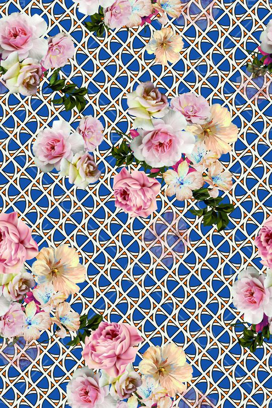 格子印花华亿平台图片