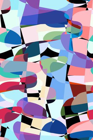 抽象男装印花华亿平台图片