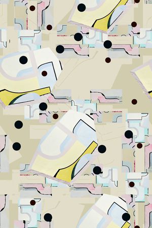 几何印花华亿平台图片