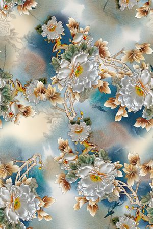 香云纱印花华亿平台图片