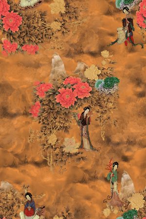 香云纱印花华亿平台图片