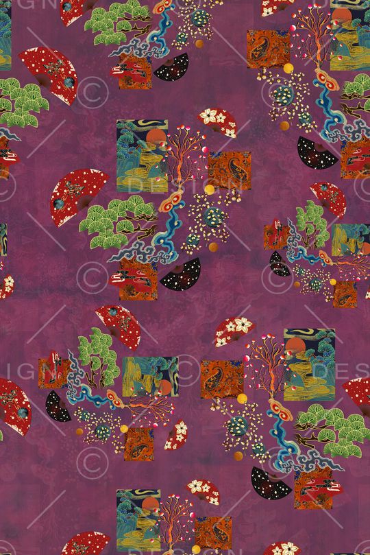 几何印花华亿平台图片