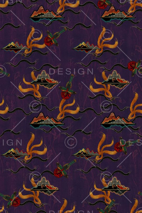 几何印花华亿平台图片