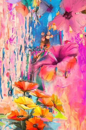 抽象印花华亿平台图片