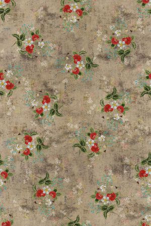 复古印花华亿平台图片