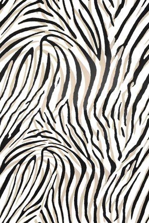 斑马纹印花华亿平台图片