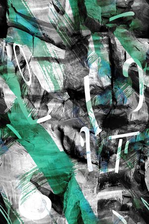 抽象印花华亿平台图片