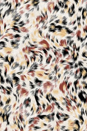 豹纹印花华亿平台图片