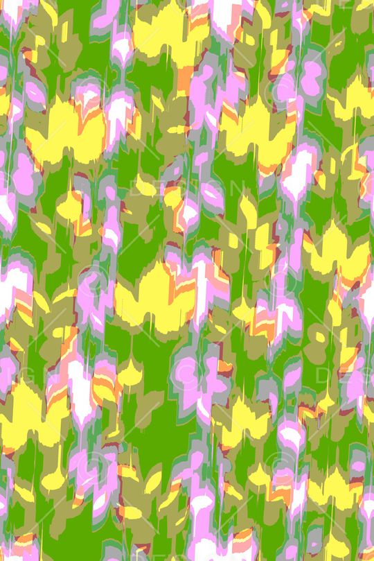 连衣裙印花华亿平台图片