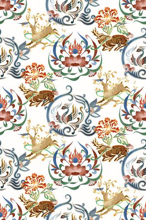 大牌风印花华亿平台图片