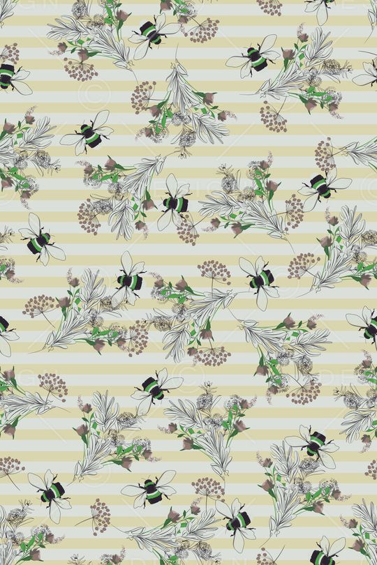 绿植树叶印花华亿平台图片