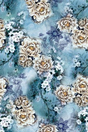 手绘印花华亿平台图片