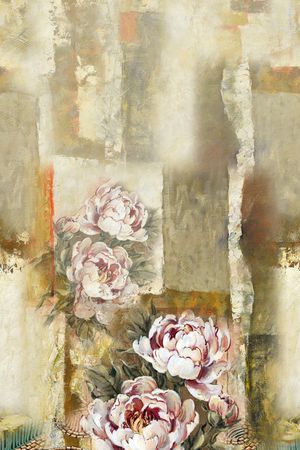 手绘印花华亿平台图片