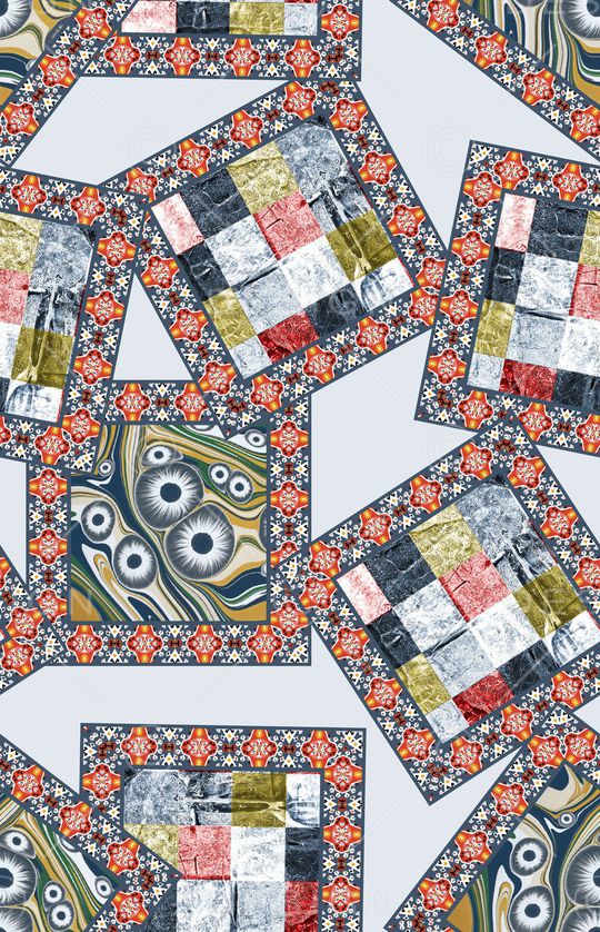 民族风印花华亿平台图片