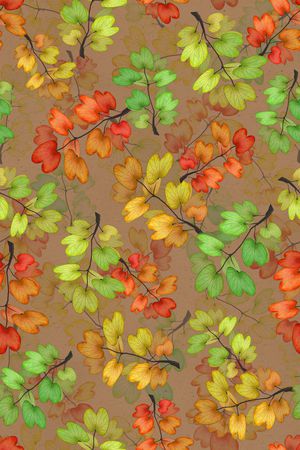 绿植树叶印花华亿平台图片