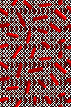 格子印花华亿平台图片