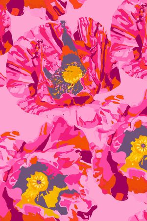 虞美人印花华亿平台图片