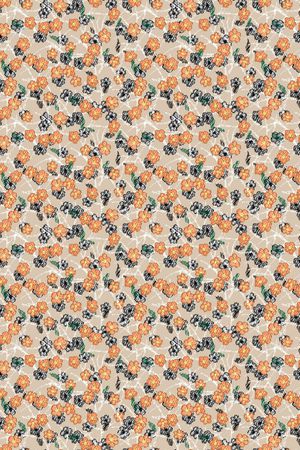 连衣裙印花华亿平台图片