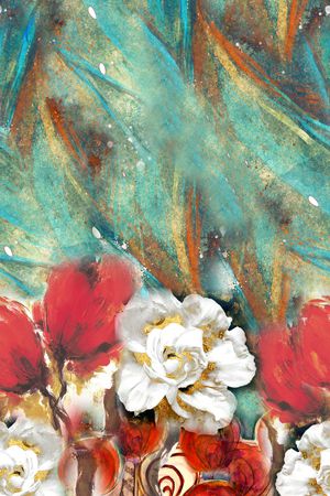 手绘印花华亿平台图片