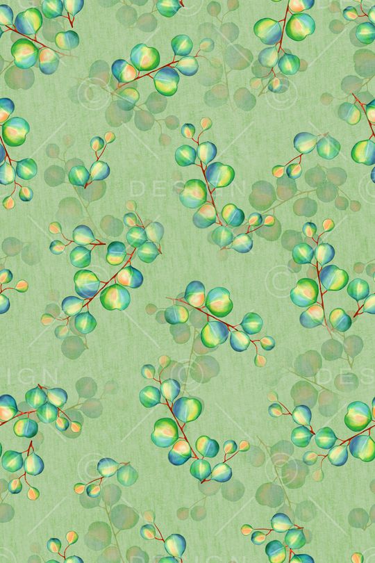 绿植树叶印花华亿平台图片