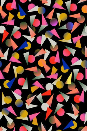 几何印花华亿平台图片