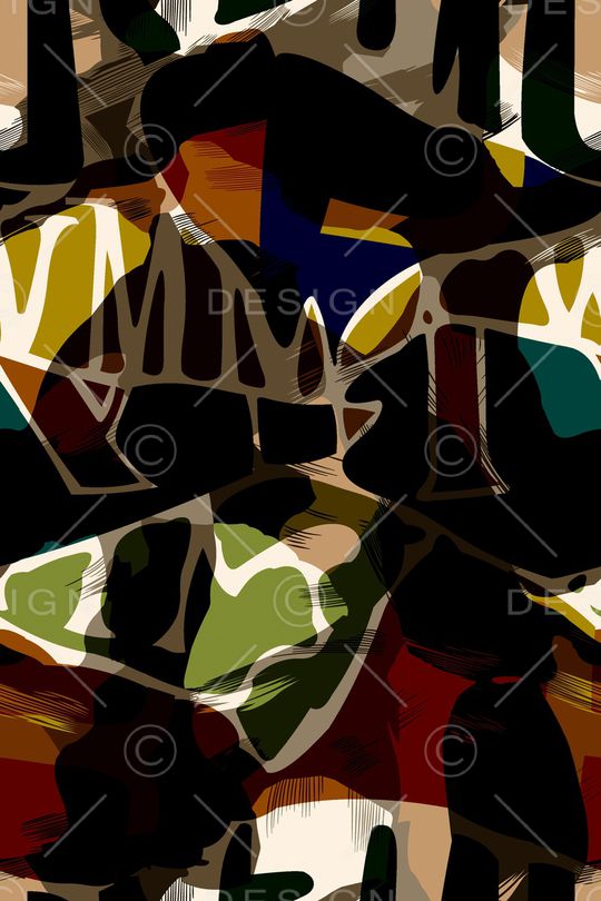 几何印花华亿平台图片