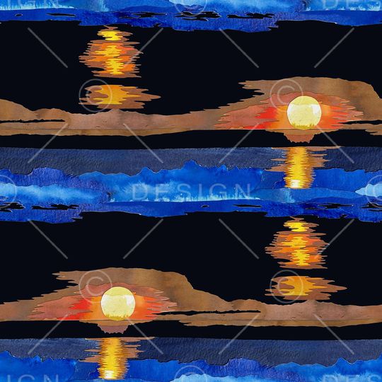 黑底花卉印花华亿平台图片