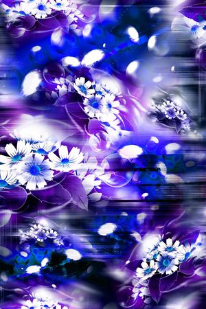 蓝紫印花华亿平台图片