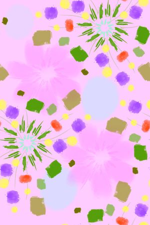 连衣裙印花华亿平台图片