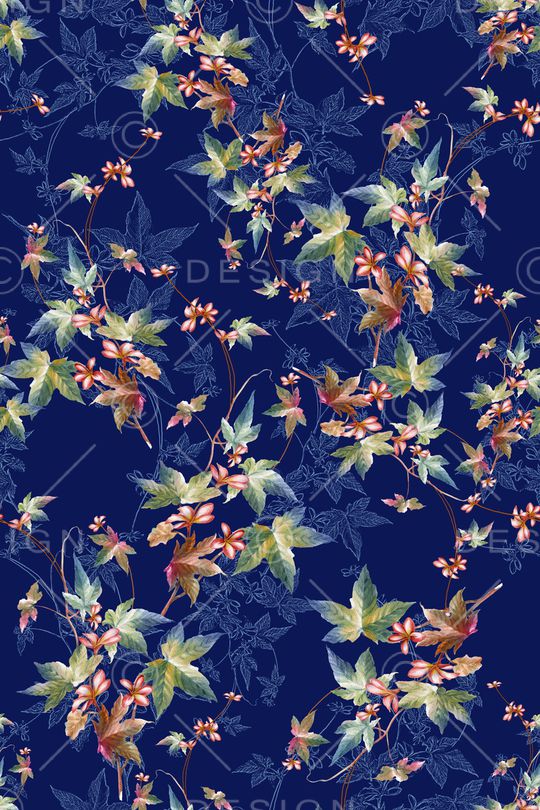 植物印花华亿平台图片