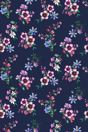 植物印花华亿平台图片