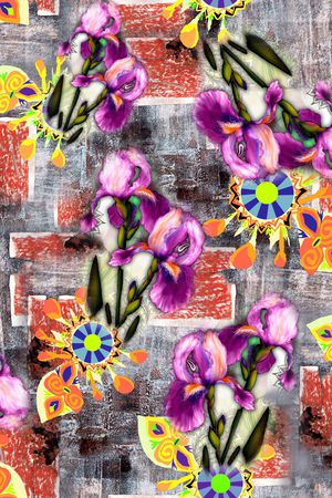 植物印花华亿平台图片