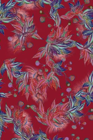 植物印花华亿平台图片