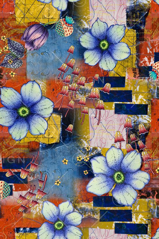 植物印花华亿平台图片