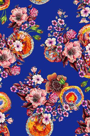 植物印花华亿平台图片