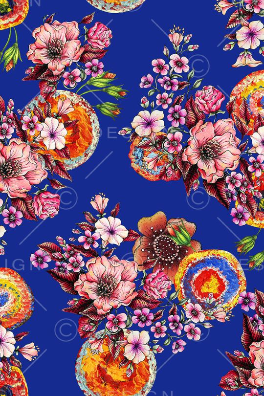 植物印花华亿平台图片