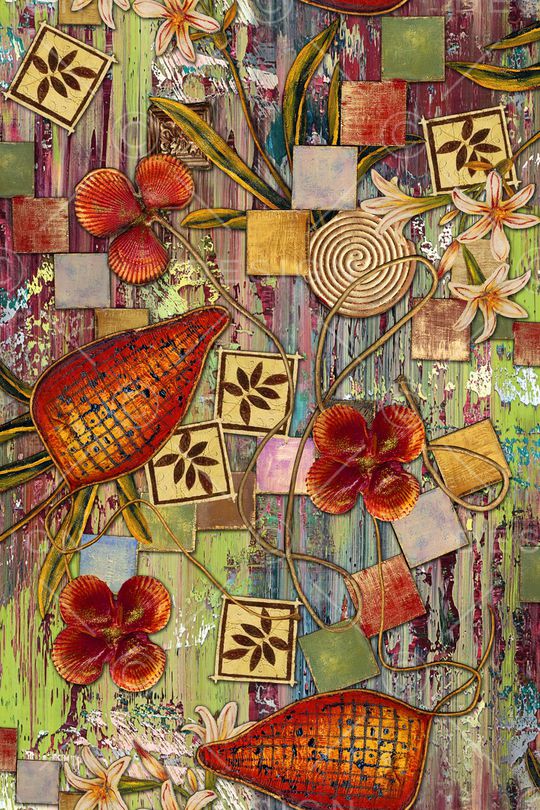 植物印花华亿平台图片