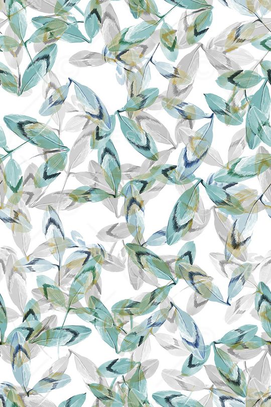 绿植树叶印花华亿平台图片