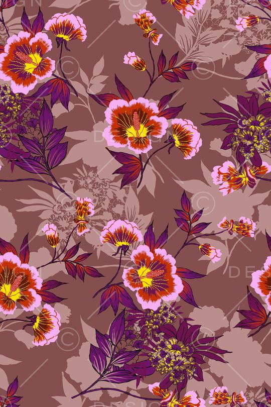 绿植树叶印花华亿平台图片