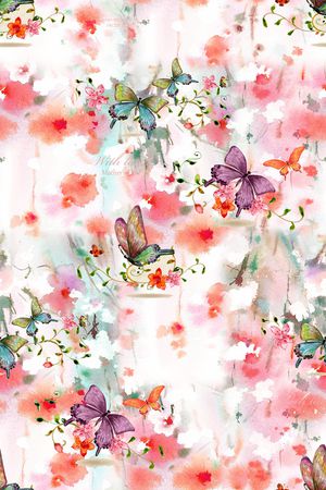 绿植树叶印花华亿平台图片