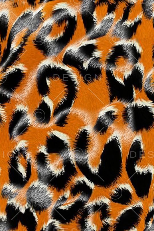 豹纹印花华亿平台图片