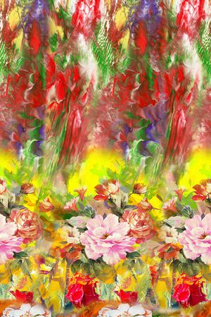 数码定位花印花华亿平台图片