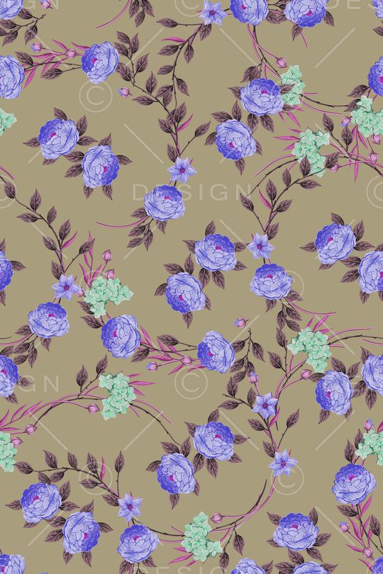 玫瑰花印花华亿平台图片