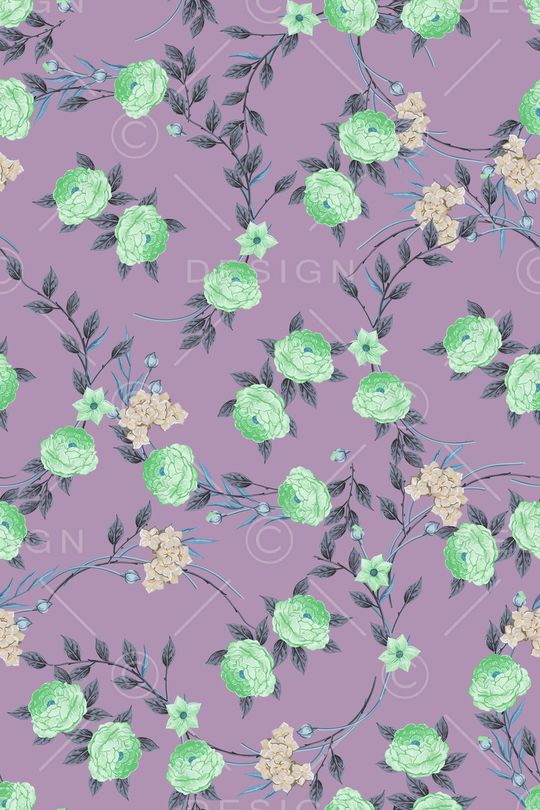 玫瑰花印花华亿平台图片