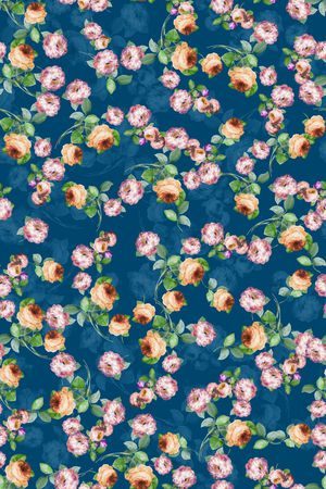 绿植树叶印花华亿平台图片