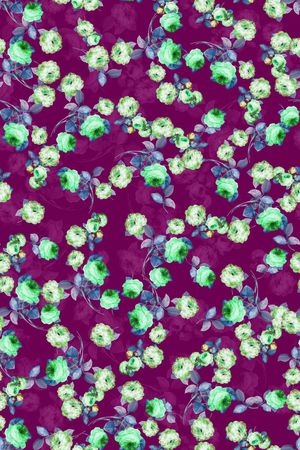 绿植树叶印花华亿平台图片